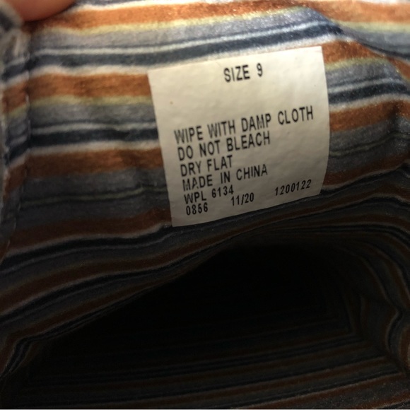 Muk Luks | Metallic Grey Blue Slip-on Flats | Size 9 - Picture 11 of 11